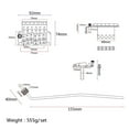 thumbnail image 3 of Sistema de Bloqueo GA503 Pats para guitarra eléctrica Yuyangstore Puente trémolo, 3 of 8