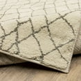 thumbnail image 3 of HomeRoots 6' X 9' Ivory And Grey Geometric Power Loom Stain Resistant Area Rug, 3 of 9
