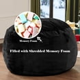 thumbnail image 2 of Sillón Puff Codi 91 cm Negro con Funda Removible, 2 of 7