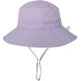 thumbnail image 3 of LinYooLi Wide Brim Bucket Hat for Kids Spring Summer Outdoor Sun Protection Headwear Baby Boy Windproof Rope Fisherman Hat, 3 of 8
