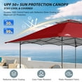thumbnail image 5 of EAGLE PEAK 13’ x 13’ Red Pop Up Outdoor Canopy, 5 of 9