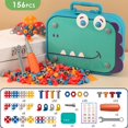 thumbnail image 1 of Ensemble de 1 Boîte à Outils de Jeu pour Enfants avec Vissage, Jouet de Vis pour Perceuse Électrique avec Outil de Réparation, Jouet de Construction pour Enfants, Boîte,, 1 of 8