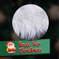 thumbnail image 6 of Melitta 48 Inch Christmas Tree Plush Skirt Decoration for Merry Christmas Party Faux Fur Christmas Tree Skirt Decorations, 6 of 7