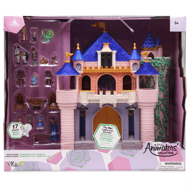 Disney Animators' Collection Deluxe Sleeping Beauty Castle Play Set Nuevo con caja Disney No