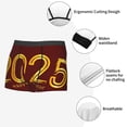 thumbnail image 3 of Pofeuu 2025 New Year 4 Print Men’s Boxer Briefs, Moisture-Wicking Underwear, Regular,Trunk-Small, 3 of 5