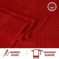 thumbnail image 4 of Casa Lino 26Pcs Washcloths (12" x 12") - 100% Cotton, 400GSM, Ultra Soft & Highly Absorbent (Red), 4 of 6