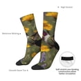 thumbnail image 4 of Pofeuu Humming Bird Print Crew Socks, Adult Running Hiking Socks for Youth and Adult, 4 of 6