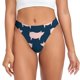 thumbnail image 1 of Fotbe Pig 1 Tanga Sin Costuras para Mujer con Estampado – Panties Invisibles, Transpirables y Cómodos para Uso Diario-XX-Large, 1 of 6