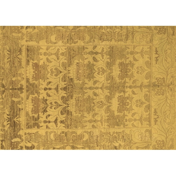 Ahgly Company Indoor Rectangle Oriental Brown Traditional Area Rugs, 4' x 6'