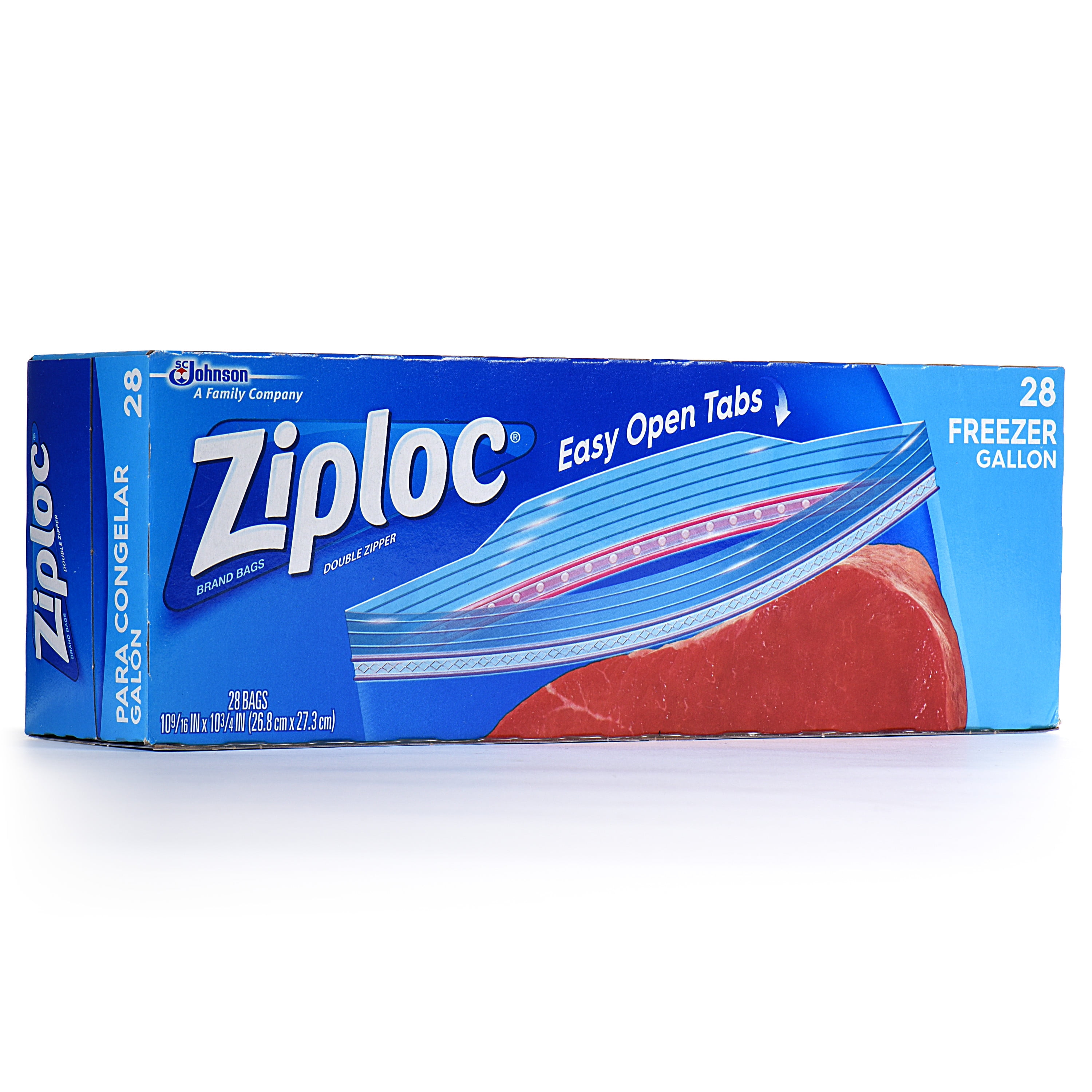 Ziploc Freezer Bag, Gallon, Value Pack, 28 ct