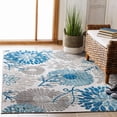thumbnail image 4 of SAFAVIEH Cabana Garnet Floral Outdoor Area Rug, 4 of 5