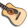 thumbnail image 5 of Guitarra en miniatura de Madera Ecomeon Decoración del hogar con estuche y soporte Negro 15cm, 5 of 5