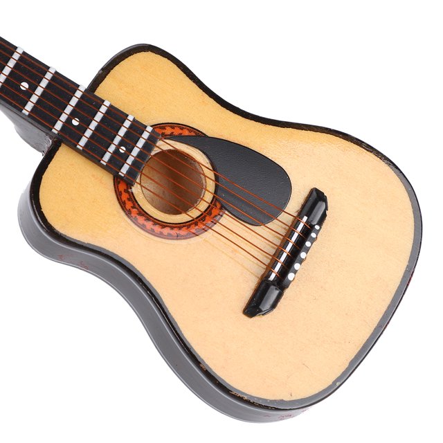 Instrumento Mini Musical, Decoración de Guitarra, 15 x 5.5cm / 5.9 x 2.2in Para Amigos Anniversary Regalo de cumpleaños Amante Amante