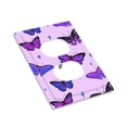 thumbnail image 7 of DouZhe 1-Gang Duplex Outlet Cover, Butterfly Purple Star Decorative Wall Plates, 7 of 7
