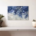 thumbnail image 2 of Elephant Stock Charmed Indigo Wall Art - Horizontal Canvas Wall Art - Living Room Wall Decor - Abstract Canvas - Blue And Gray Decor By Nikki Robbins - 12" x 8", 2 of 8