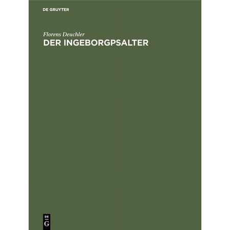 Der Ingeborgpsalter (Hardcover)