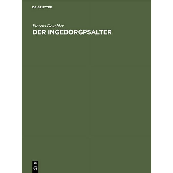 Der Ingeborgpsalter, (Hardcover)