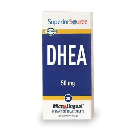 Superior Source DHEA 50 mg, Quick Dissolve Tablets, 30 Count