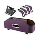 thumbnail image 3 of Organizador de asiento trasero de coche, porta pañuelos, universal, para 2 vasos y bebidas, para niños Violeta, 3 of 7