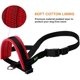 thumbnail image 5 of Bozal ajustable de nailon para perros, antiladridos y antimordeduras (XL, rojo), 5 of 5
