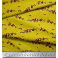 thumbnail image 2 of Soimoi Cotton Voile Fabric Colorful Bird Print Fabric by Yard 42 Inch Wide, 2 of 3