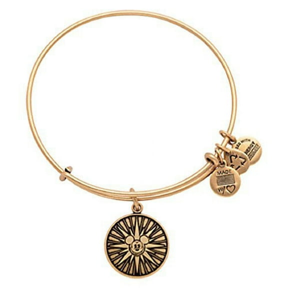 2017 land Mickey Fun Wheel Gold Finish Bracelet New w Tag