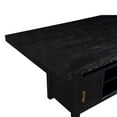 thumbnail image 4 of Yves Rubbed Charcoal Wood Counter Height Dining Table with Storage, 4 of 11