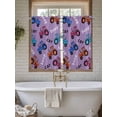 thumbnail image 4 of Cartoon Tractor Bathroom Window Curtain, Cute Beep Car Digger Shovel Truck Light Purple Light Filtering Coffee Kitchen Curtains, Bedroom Living Room Curtains 2 Panel 84"x54", 4 of 6