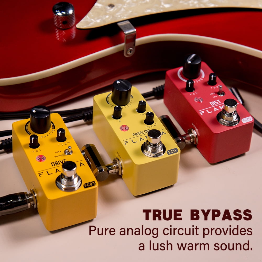 FLAMMA FC11 Auto Wah Pedal Envelope Filter Guitar Effects Pedal True Bypass for Guitar and Bass