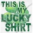 thumbnail image 2 of St Patricks Lucky Four Leaf Clover Crewneck T Shirts Boy Girl Teen Brisco Brands S, 2 of 5