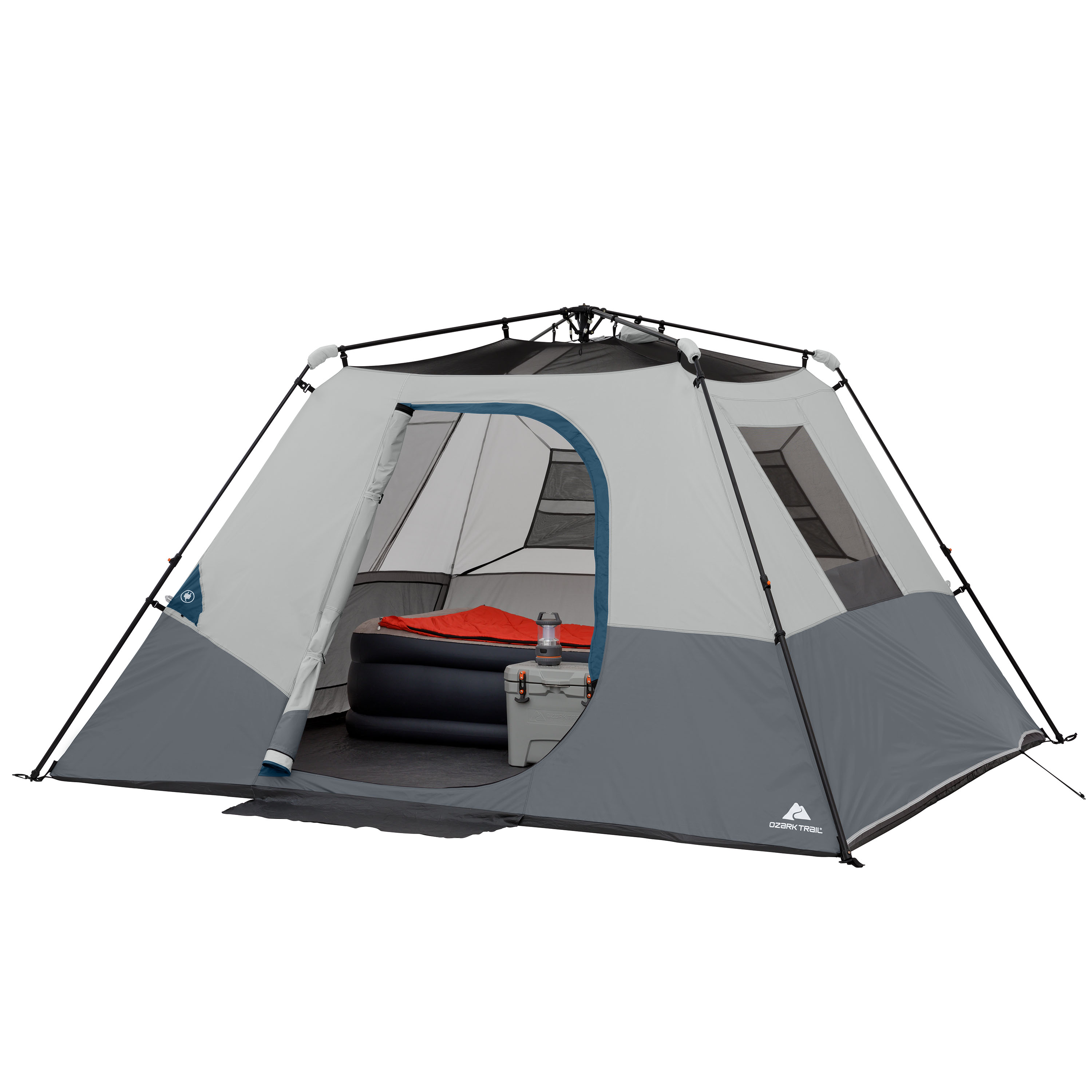 Carpeta de campaña instantánea para 6 personas de 10' x 9' Ozark Trail con luz LED, 19.38 lbs 2