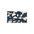 thumbnail image 2 of Kitchen Rugs and Mats Non Skid Washable Black Geometric Abstract` Kitchen Mat and Rug Set,Floor Cushion Waterproof Rug,Rubber Backed Area Rugs for Kitchen Laundry, 2 of 7