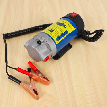 12V 100W Oil Change Pump - Diesel & Fluid Transfer Pump With Hoses & Accessories