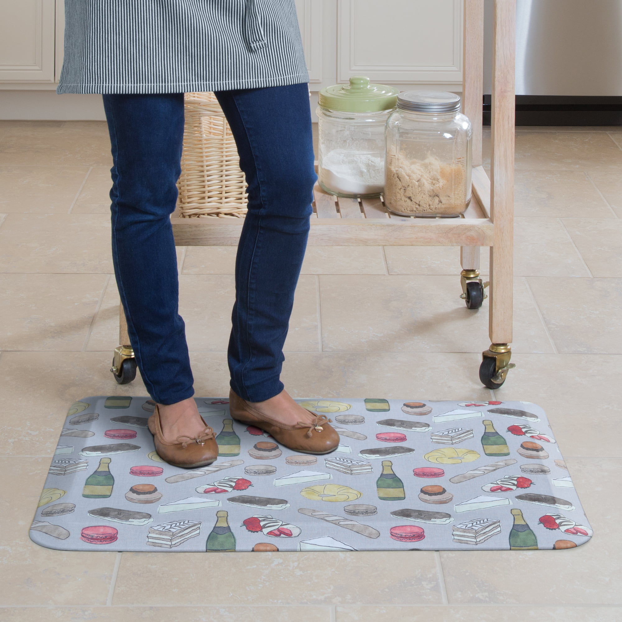 Home Sweet Home Anti Fatigue Kitchen Floor Mat - Non Slip Foam 