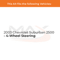 thumbnail image 2 of Max Advanced Brakes - Brake Kit for 2003 Chevy Suburban 2500 w/ 4-Wheel Steering Front and Rear Replacement Cross Drilled Disc Brake Rotors and Ceramic Brake Pads, 2 of 9