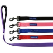Downtown Pet Supply Dog Leash, Padded Handle, Black, 2 Dog Training Leash