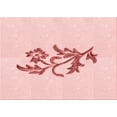 thumbnail image 1 of Ahgly Company Machine Washable Indoor Rectangle Transitional Pastel Red Pink Area Rugs, 2' x 4', 1 of 7