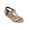 Black, variant on Womens Coretta Slingback T-Strap Wedge Sandals