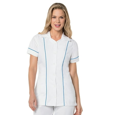 Landau Solid Print Workwear Relaxed Fit Top (Women's) 1 Count 1 Pack