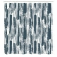 thumbnail image 2 of Ambesonne Modern Art Shower Curtain, Grunge Art Effect Print, 69"Wx75"L, Blue Grey, 2 of 4