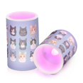 thumbnail image 7 of Yayeee Flameless Candles with Remote Flickering Battery Operated Multi Color Changing, Cartoon Cute Cat, 7 of 7