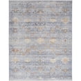 thumbnail image 2 of Nourison Elegant Heirlooms 7'10" x 10' Blue Ivory Vintage Indoor Rug, 2 of 8