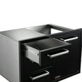 thumbnail image 3 of Whistler Outdoor Kitchen Triple Drawers and Trash Can Drawer Combo(Black), 3 of 3