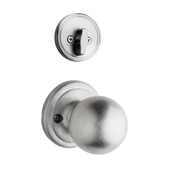 Weiser by Kwikset 9GA96750-076 Huntington Interior Trim Pack for Handleset Signature Circa Satin Nickel
