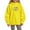 Yellow, variant on Chenglor Back To School Girls Hoodies Size 10-12 Toddler Girl Sweatshirt Girls First Day Of School Outfit Girl Clothes Children's Fashion Clothes (2-3 Years Dark Blue)