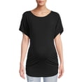 thumbnail image 4 of Oh! Mamma Maternity Women's Dolman Sleeve Top (Women's and Women's Plus), 4 of 5
