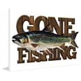 thumbnail image 2 of Marmont Hill Inc Marmont Hill - "Gone Fishing" by Saturday Evening Post Painting Print on Canvas - Multi-color, 2 of 5