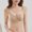 Beige, variant on Seamless Push Up Bra for Shoulder Pad Strapless Sagging Support Comfortable Wireless T Shirt Daily Casual Wear Beige L
