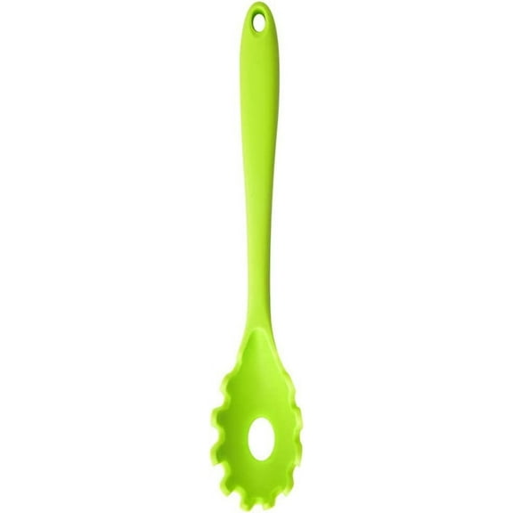 Silicone Pasta Fork, Food Grade Pasta Spoon, BPA Free, Spaghetti Strainer & Server Spoon