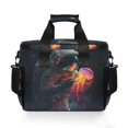 thumbnail image 7 of FORMRS Insulated Cooler Bag 24 Cans Capacity Soft Leakproof Lunch Box with Side Pockets, Black Astronaut, 7 of 7
